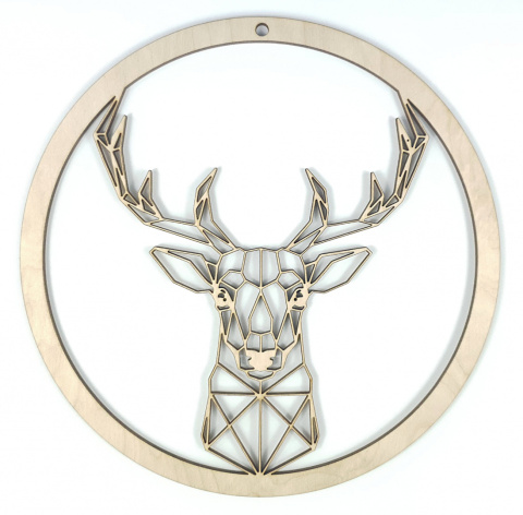 Obręcz koło do łapacza snów baza makrama JELEŃ 24