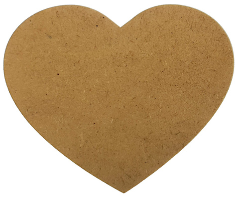 SERCA 10cm HDF Serduszko Serce Do Decoupage Scrapbooking 10szt