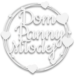 Dom Panny Młodej – Dekoracja Weselna Ślubna Biała Obręcz 30cm