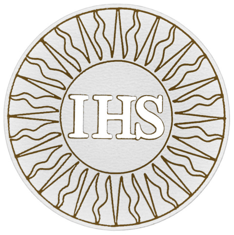 Hostia Komunijna IHS 3,5cm zestaw 5 szt. Do Dekoracji Pierwsza Komunia Święta
