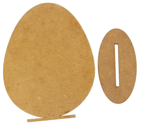 Jajko na Podstawce Decoupage 12cm HDF Dekoracja Na Wielkanoc