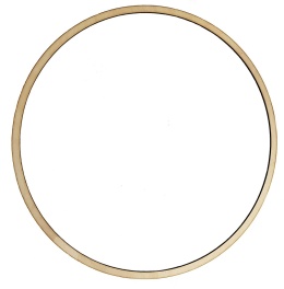 Drewniana Obręcz ze Sklejki 10 cm (10 szt.) – Do Makram, Bombek, Stroików i Rękodzieła