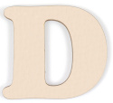 Litery drewniane 2,4 cm literki cyfry alfabet 3D napis