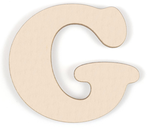 Litery drewniane 2,4 cm literki cyfry alfabet 3D napis