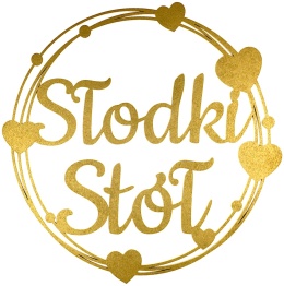 Słodki Stół - Dekoracje Weselne - Ślubne – Złota Obręcz 30cm Ozdoba Sali