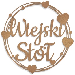 Wiejski Stół - Dekoracje Weselne - Ślubne – HDF Obręcz 30cm Ozdoba Sali