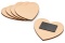 Magnes na lodówkę serce 8x7 cm – baza DIY z surowego HDF 3 mm, 5 szt.