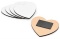Magnes na lodówkę serce 8x7 cm biały – baza DIY z HDF 3 mm, 5 szt.