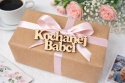 Drewniany napis „Kochanej Babci” 7 cm – dekor ze sklejki 3 mm do decoupage i scrapbookingu