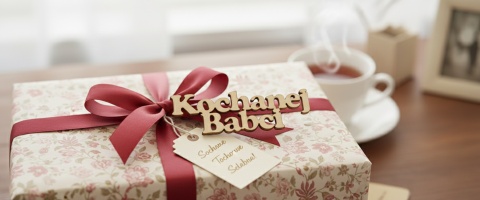 Drewniany napis „Kochanej Babci” 7 cm – dekor ze sklejki 3 mm do decoupage i scrapbookingu