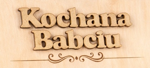 Prezent dla Babci i Dziadka – drewniana ramka z grawerem i zdjęciem 22×17 cm