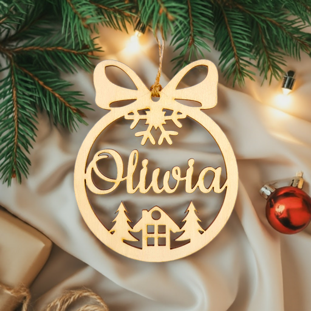 Personalizowana Bombka z Kokardą